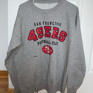 Grey Oversized Sweatshirt